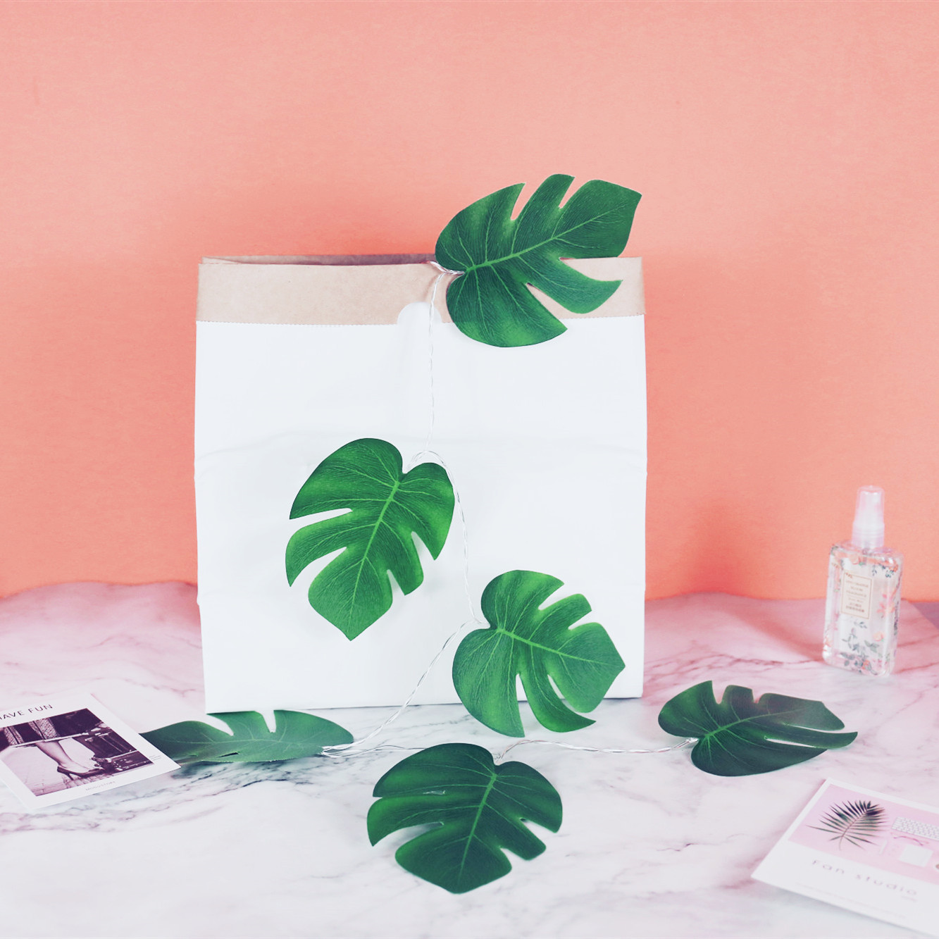 LED simulación tortuga hoja luz cadena transfronteriza luz decorativa Día de Acción de Gracias batería al aire libre luz coloreada sección Cadena de luz