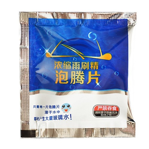 Solid glass water car wiper wiper water effervescent tablets concentrated winter powerful decontamination liquid wiper essence