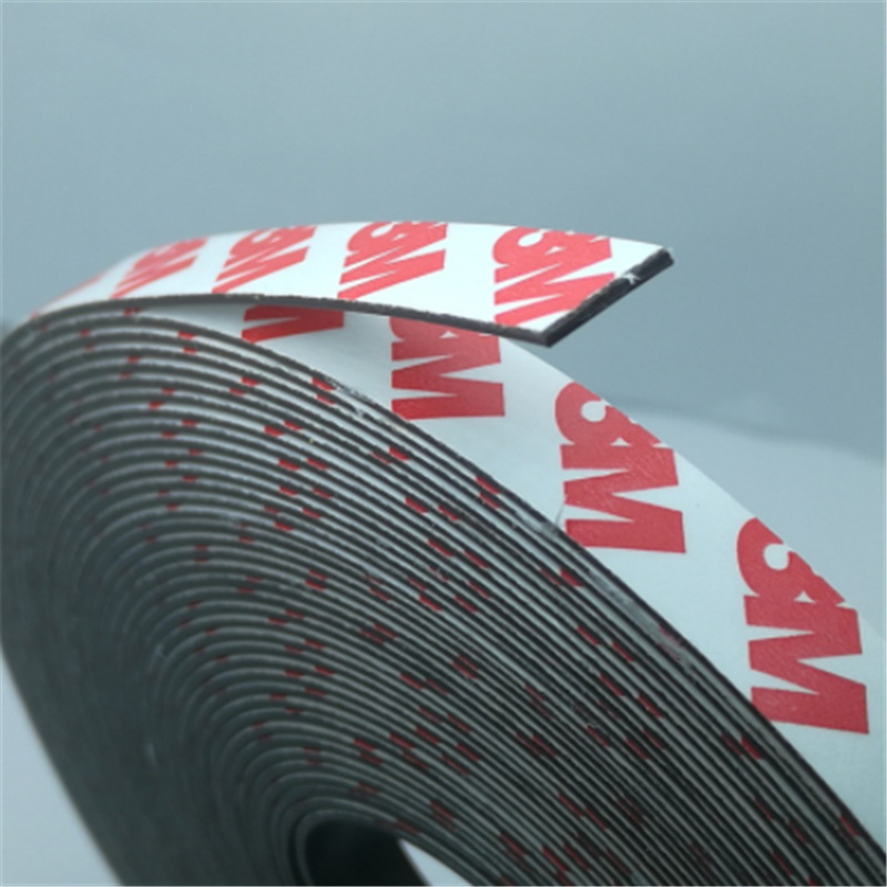 厂家订购 20×1.5mm柔性软磁橡胶磁条 门窗密封软磁尺寸可加工