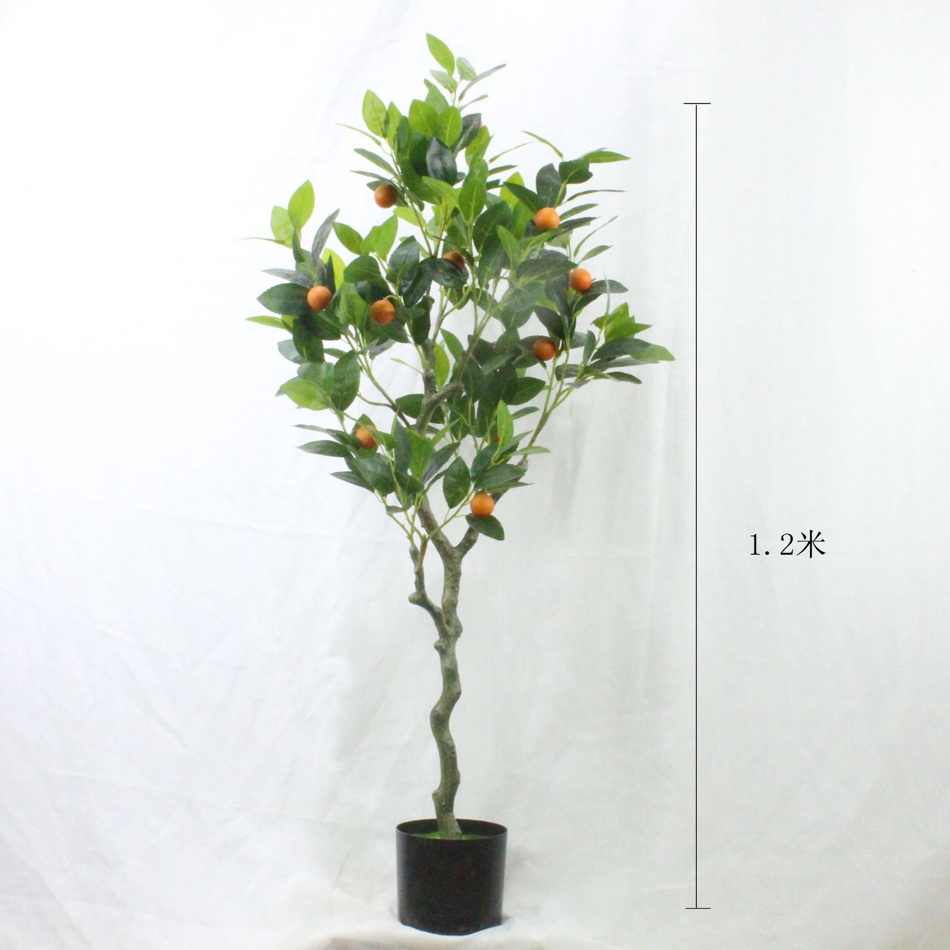 Simulación Lemon Tree potted Home Living Room decoración de interiores simulación planta verde fábrica al por mayor