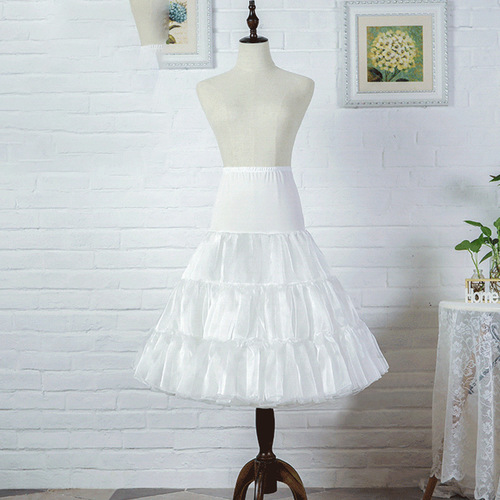 Bust lolita daily violence boneless lolita petticoat adjustable cloud marshmallow tutu skirt soft gauze