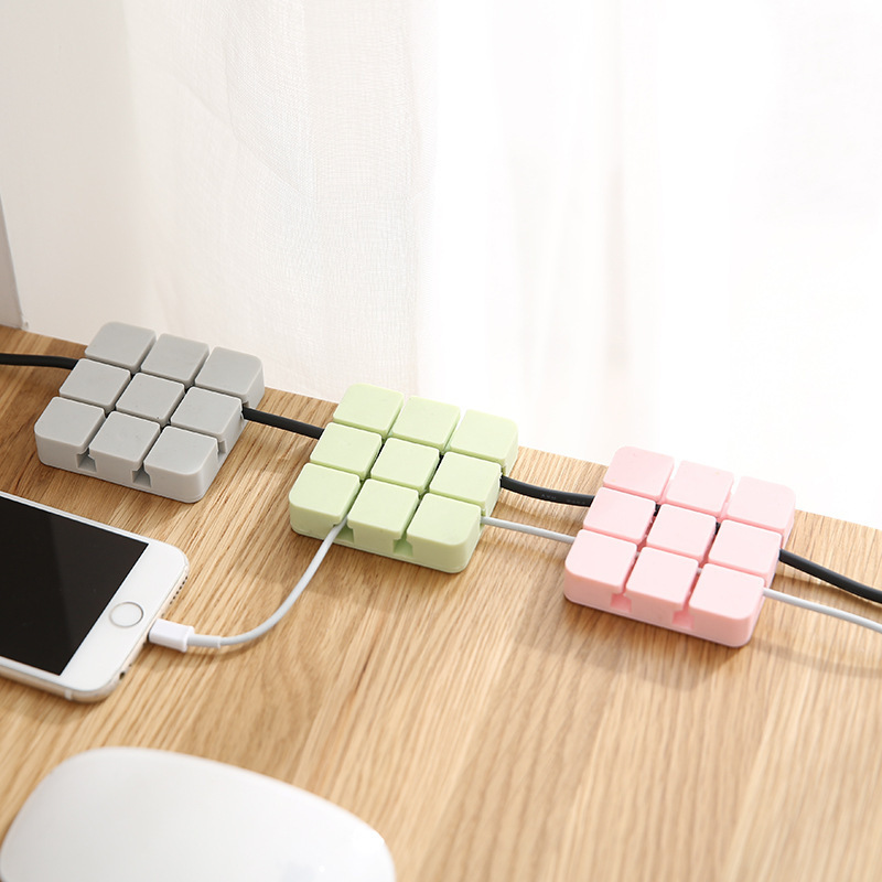 Self-adhesive wall wire organizer fixing clip clip sub-network cable storage collator data cable fixing clip