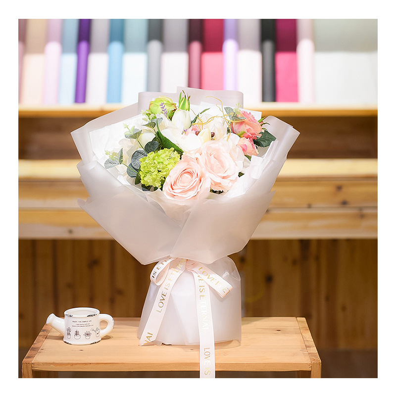 Papel de embalaje de ramo Lizgiran mini papel coreano papel de embalaje de color papel de embalaje de flores engrosado papel de ramo impermeable