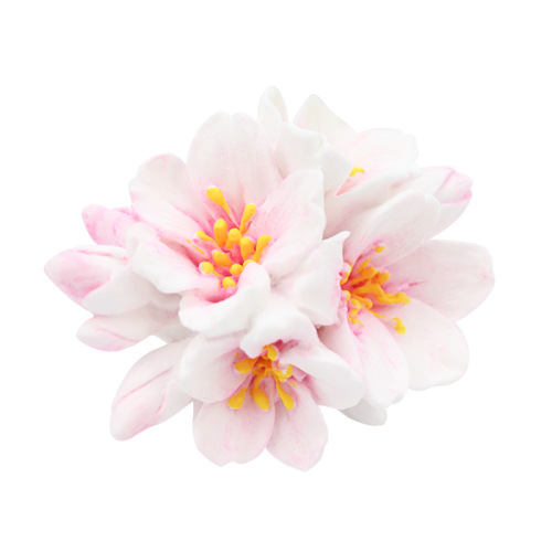 Korean version of cherry blossom silicone mold diy homemade diffuser stone car air outlet decoration handmade aromatherapy plaster mold