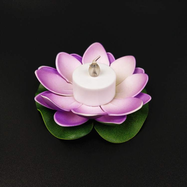 Suministro directo de fábrica dingcheng agua decoración lámpara actividad deseando lámpara con batería LED Lotus lámpara de loto estilo completo image 8
