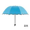 Umbrella wind -shielding rain, rain -resistant and colorful umbrella women's thickened sunscreen umbrella anti -ultraviolet flowing three % off umbrella