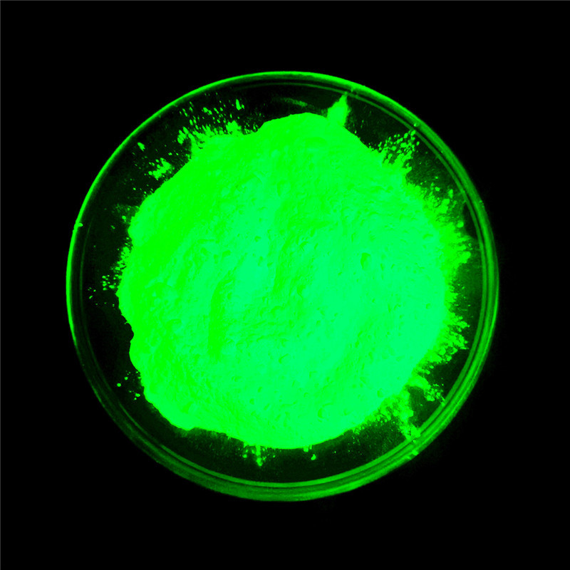 吸光发光彩色夜光粉发亮长余辉水性夜光粉油性硅胶荧光粉注塑