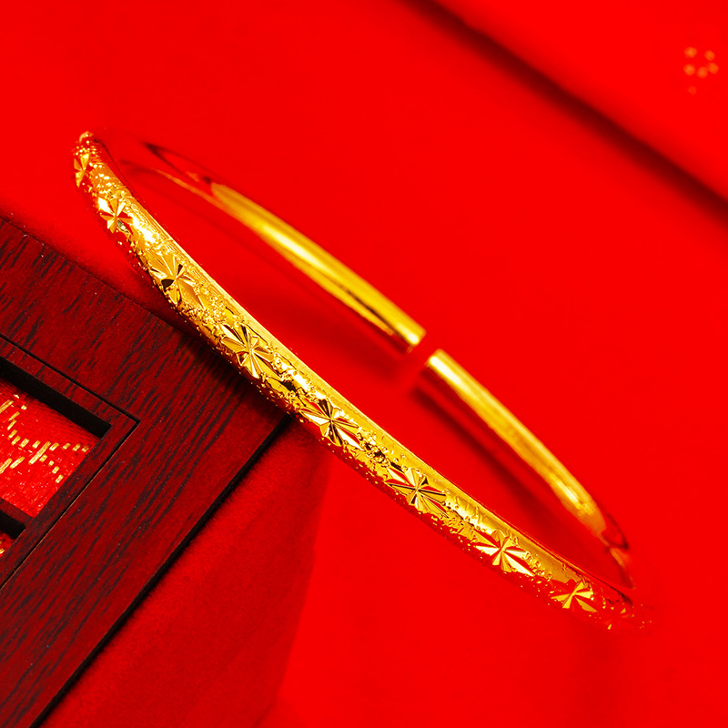 Patrimonio de la moda bobina de pescado Vietnam pulsera de oro mujer abierta lluvia de meteoros solo Phoenix cobre chapado en oro pulsera estrellada