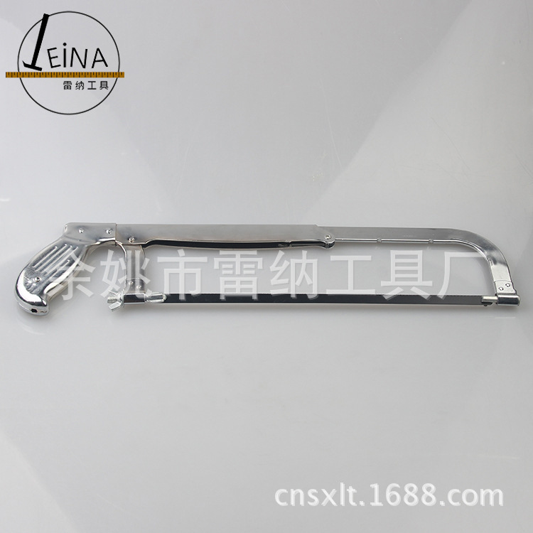 批发供应皮柄钢锯架 五金工具调节式活动钢锯架 电镀喷塑钢锯弓