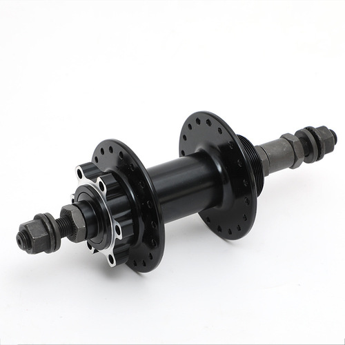 6000 bearing threaded rotary hub aluminum alloy mountain bike disc brake hub suitable for 6-7 rotary flywheel installation