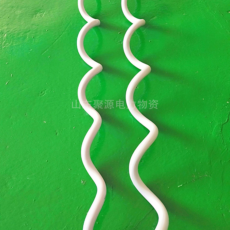 山东PVC材质螺旋减振器防震鞭 光缆防震鞭生产厂家