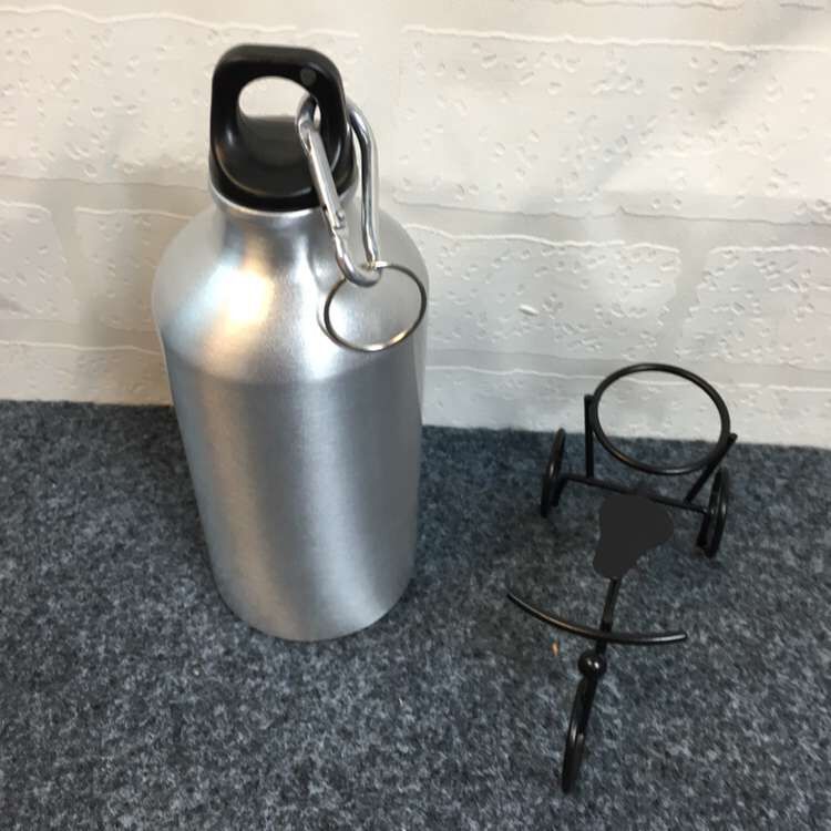Botella de agua de aluminio para bicicleta, sublimación
