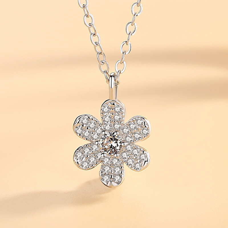 S925 collar de plata esterlina cadena clavícula femenina estilo coreano estudiante personalidad diseño elegante Mori simple Internet celebridad joyería