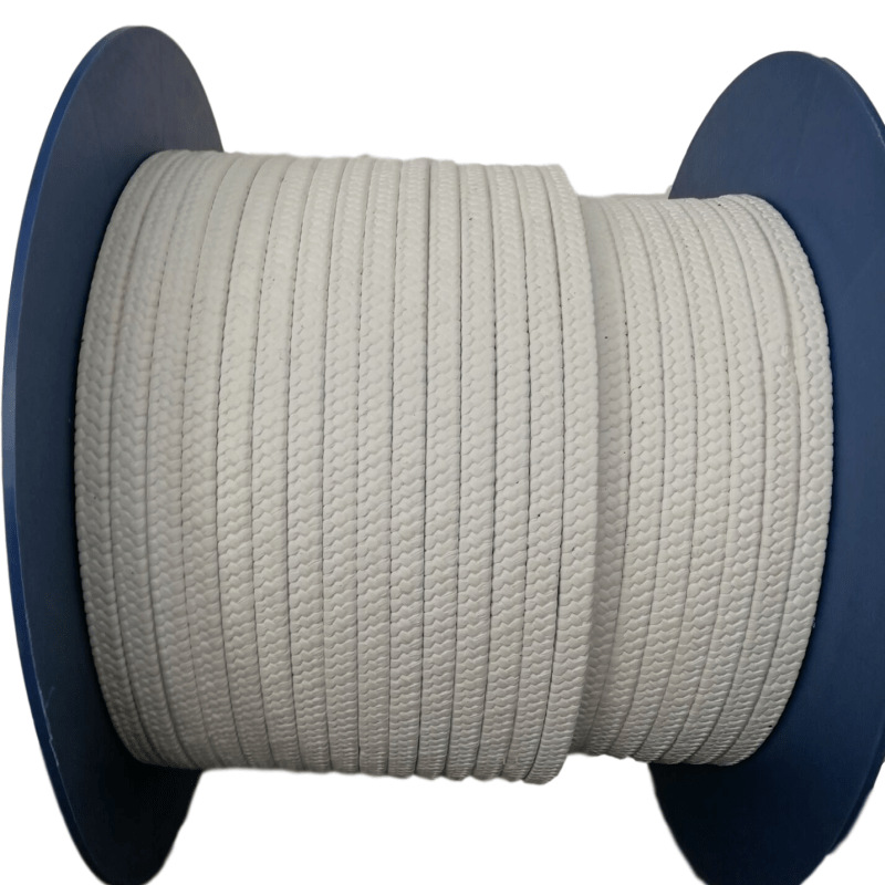 厂家供应白四氟盘根耐酸碱盘根四氟密封垫芳纶四氟盘根