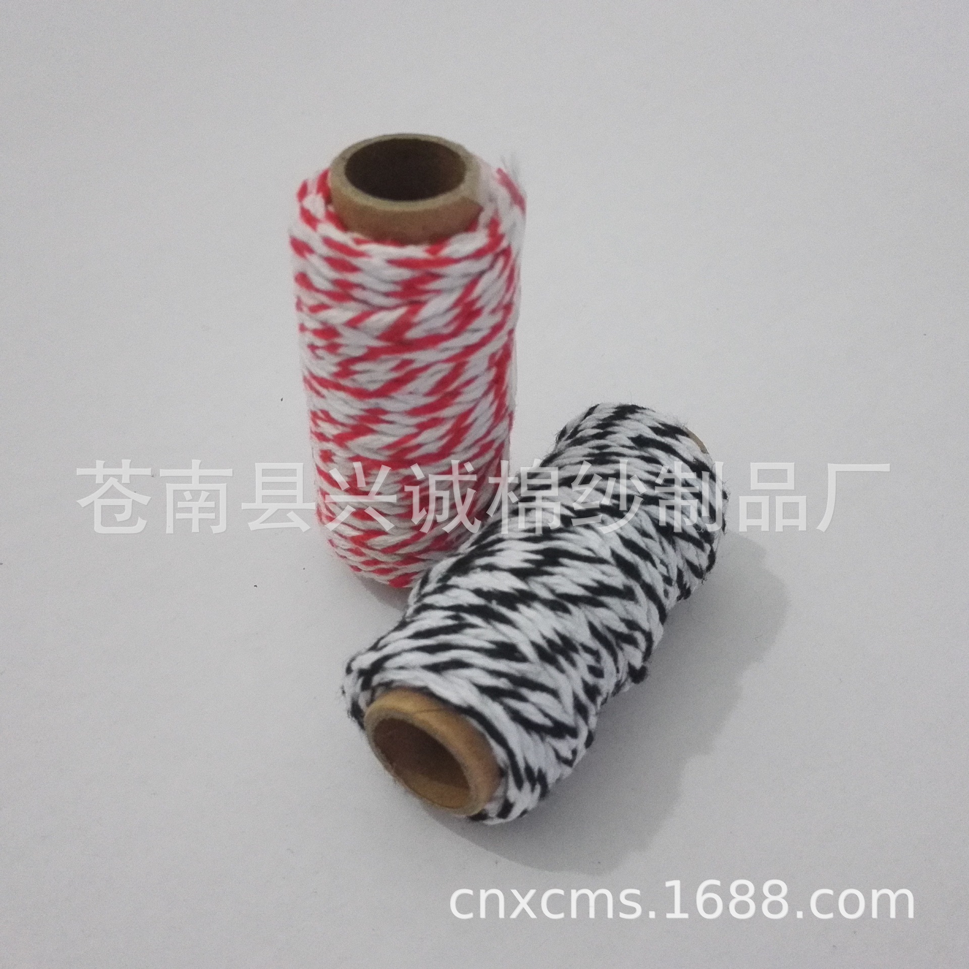 供应1.5mmDIY双色棉绳棉线10m/卷