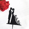Tanabata Valentine's Day Baking Cake Decoration MR & MRS Love Wedding Proposal Agelie Cake Account Plug -in