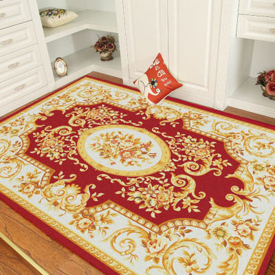 European style a living room carpet Coffee table mat register and obtain a residence permit Door mat bedroom non-slip mat Foyer Mat One piece On behalf of
