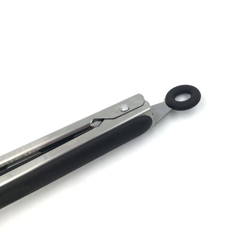 7 inch 9 inch 12 inch silicone food clip wholesale kitchen baking bread clip stainless steel anti-scalding barbecue clip