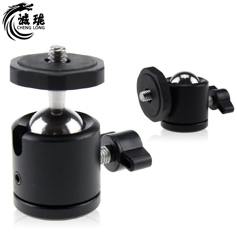 厂家批发 摄影灯器材配件 可旋转金属摄影摄像迷你球形云台