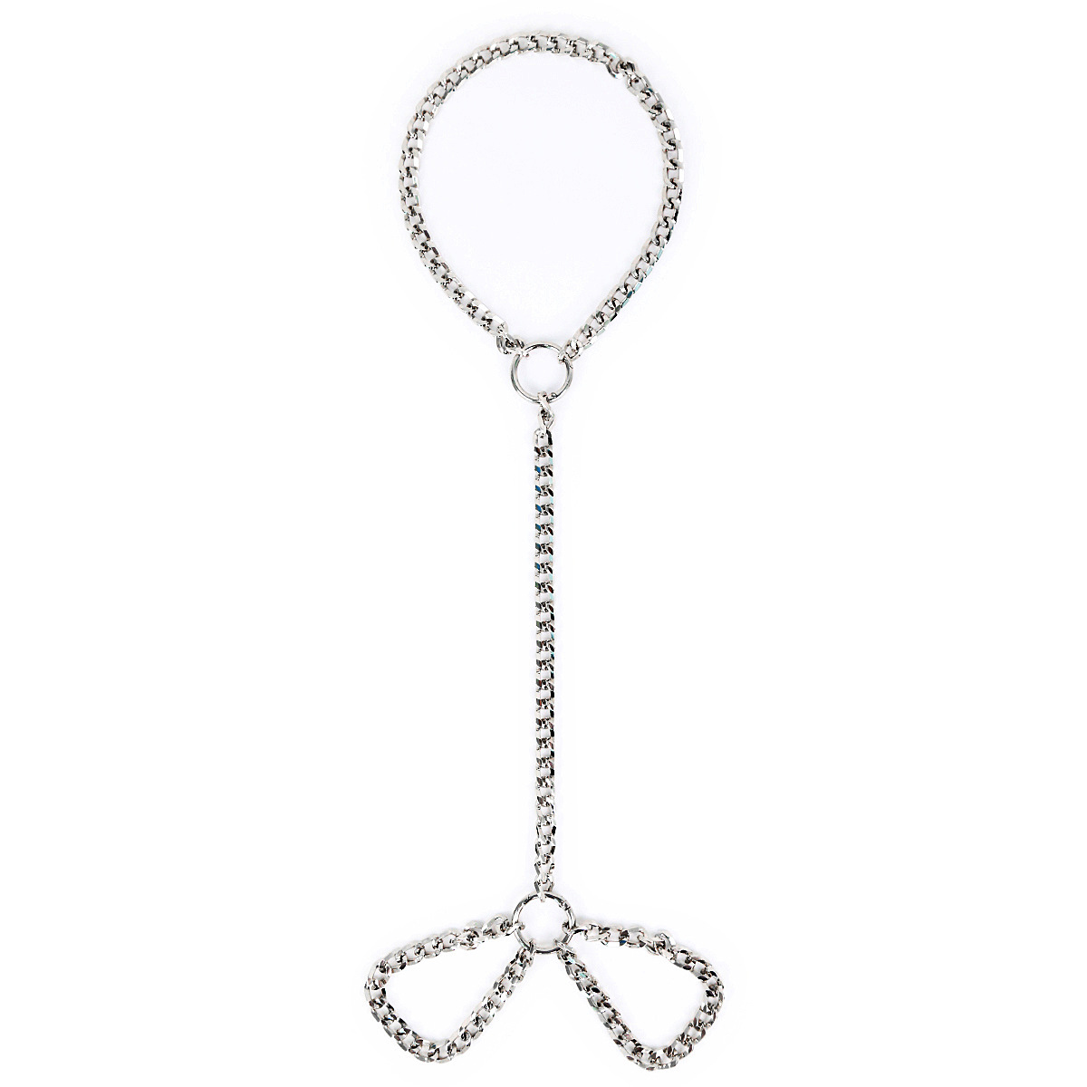 Tienda de la fábrica al por mayor juguetes sexuales esposas de cadena de hierro revertir volver cuff juguetes vinculante hebilla de mano pulsera accesorios de rendimiento comercio exterior