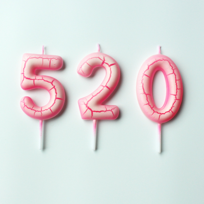 Nueva cáscara de huevo crack vela digital creativo cumpleaños DIY pastel hornear vela de cumpleaños digital