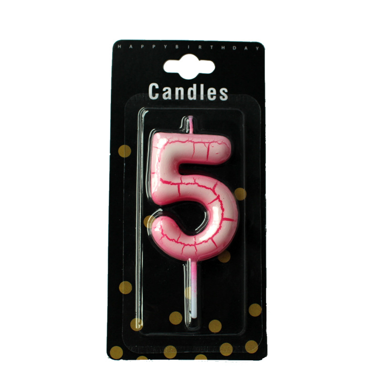 Nueva cáscara de huevo crack vela digital creativo cumpleaños DIY pastel hornear vela de cumpleaños digital