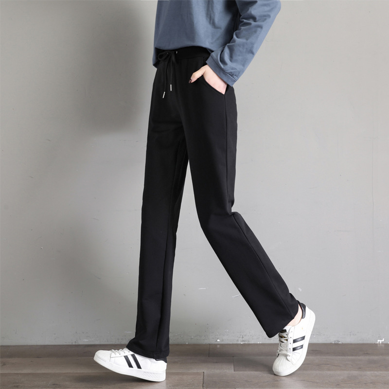 Sports Pants Women's Straight-leg Sports Pants Women's Spring and Autumn Pants Loose Women's Pants New Slim-fit Pants Simple Casual Pants Sports Pants Women's Straight-leg Sports Pants Women's Spring and Autumn Pants Loose Women's Pants New Slim-fit Pants Simple Casual Pants