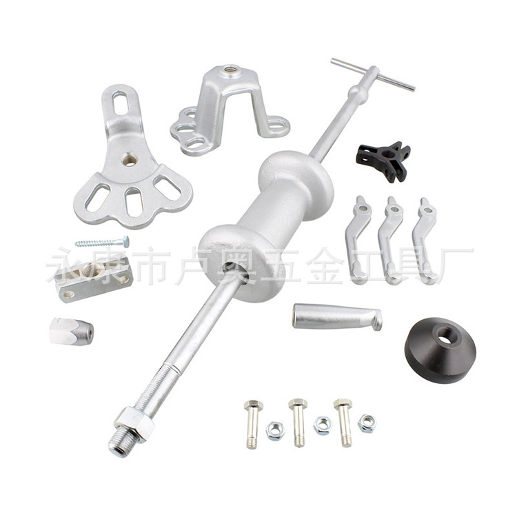 Automóvil cubo de la rueda cojinete desmontaje herramienta hoja de metal deslizante martillo hoja de metal herramienta rueda cubo tirando caballo semi-eje deslizante martillo extractor