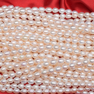 ��؛7-8mm������Ȼ��ˮ������Ʒ�����ɫ��ŮDIY�ֹ�ɢ�����