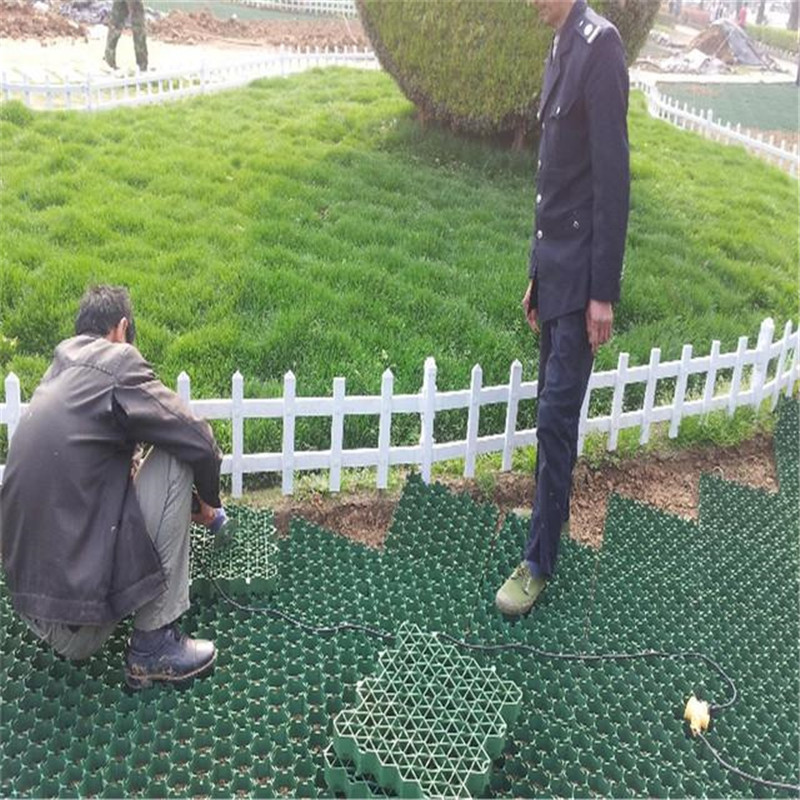 室外停车场值草格上海现货停车场绿化专用塑料植草格精品