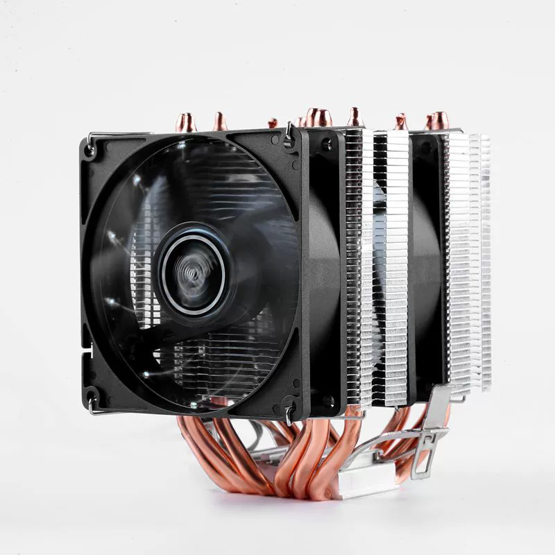 КПД радиатор 6 медных труб ульт quiet вентилятор 1155AMD2011 курица таблица-тип компьютерного вентилятора
