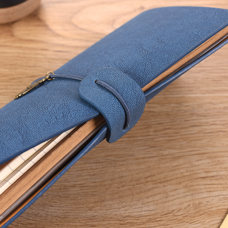 En stock A6 vintage correa de viaje TN libro de mano de negocios de hojas sueltas libro de diario naranja estudiante creativo