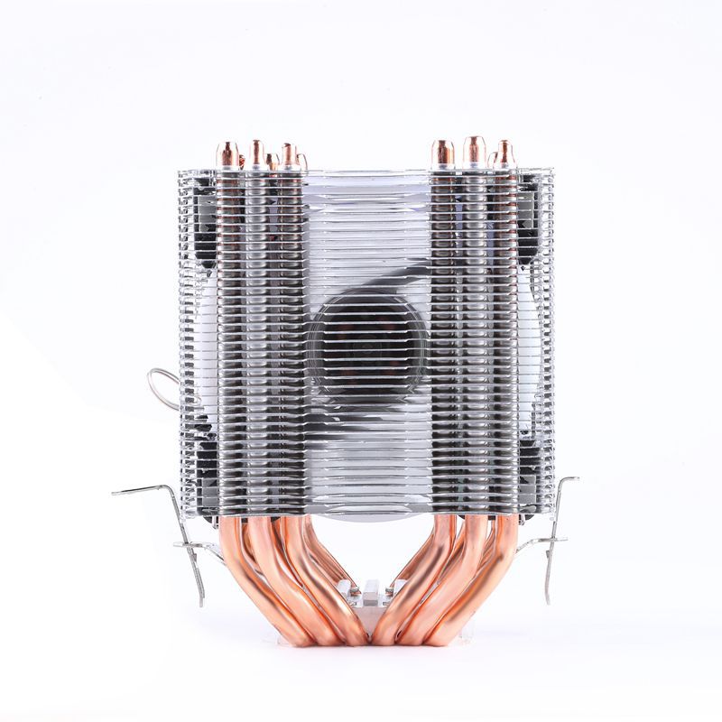 Computadora de escritorio 6 tubo de cobre cpu radiador ultra silencioso 1366AMD 1700 X79 2011 pin CPU ventilador