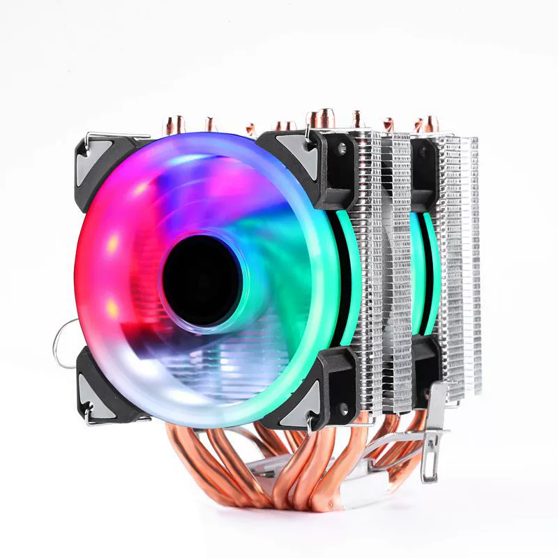 КПД радиатор 6 медных труб ульт quiet вентилятор 1155AMD2011 курица таблица-тип компьютерного вентилятора
