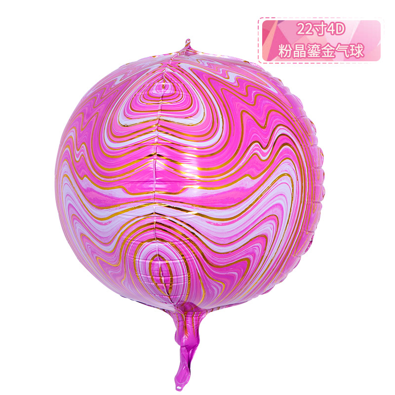 22 pulgadas textura animal 4D globo de aluminio cumpleaños boda tema Fiesta decoración papel de aluminio decoración globo