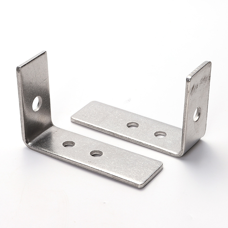 加厚不锈钢角码 加工304l型直角支架 加固定层板拖托角码连接件