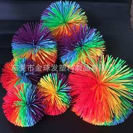 硅胶丝球 毛毛球  硅胶毛毛球   koosh ball 拉丝球  橡皮筋球