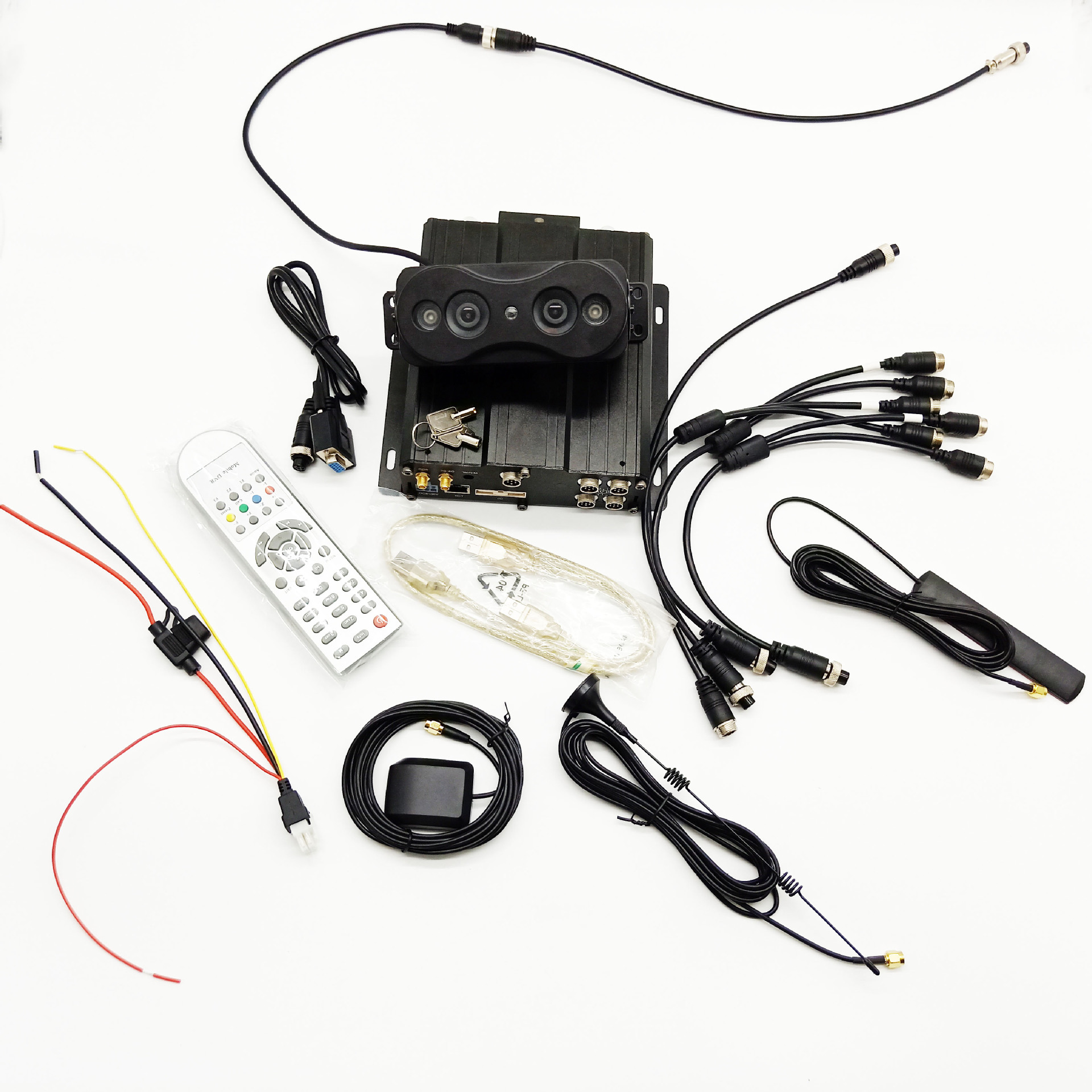 三门大巴公交车载客流计数录像机 1080p 4G GPS H265 MDVR主机