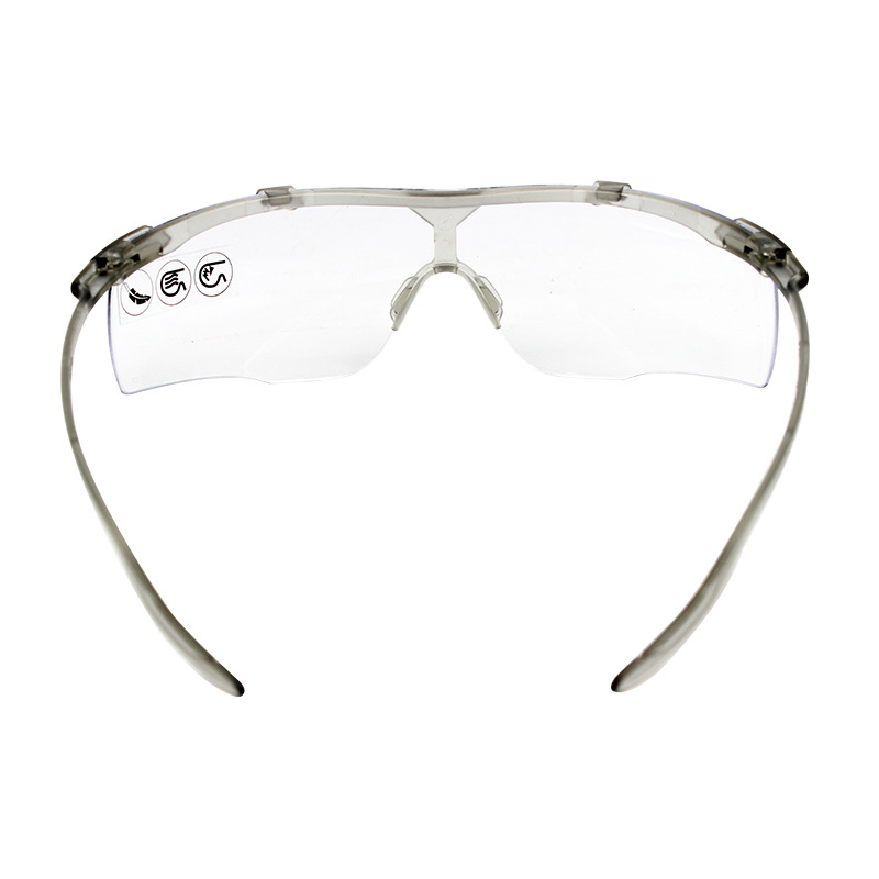 Delta 101138 gafas de protección anti-rañazos anti-nebble gafas de seguridad ligeras anti-estático anti-reflejo para montar