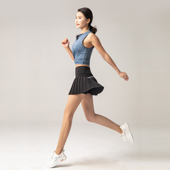 Custom Summer Sports Fitness Shorts for Women, Anti-Slip, Quick-Dry Skort, Running Breathable Gym Skirt, Tennis Skirt