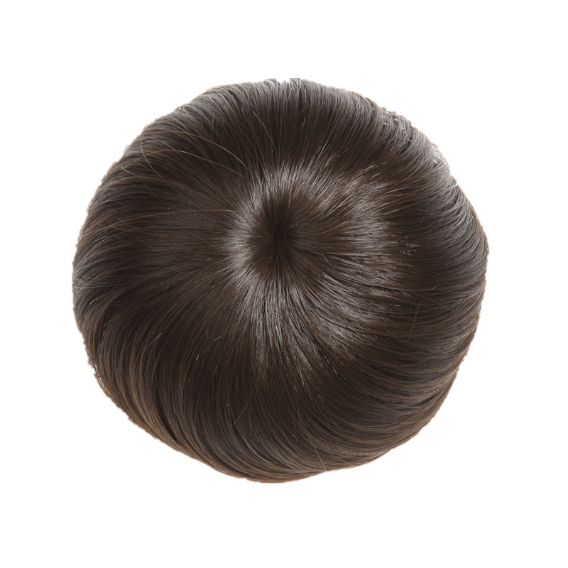 Peluca, cabeza de bola, cuerda, clip de agarre de red, bolso de pelo liso, temperamento de celebridad de Internet, peluca, bolso de pelo, cabeza de muñeca, celebridad de Internet del mismo estilo