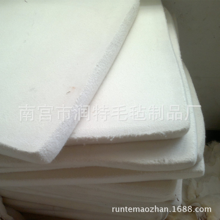 供应细白毛毡 羊毛毡 彩色毛毡 各种异型毛毡制品