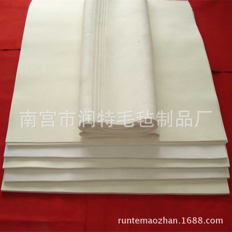 批发工业羊毛毡 耐磨高温毛毡 高密度抛光毛毡 隔音毛毡