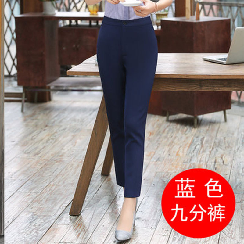 Summer Thin Ankle-length Pants Korean Style Western Pants Straight Slim-fit Black Work Pants Western Pants Casual All-match Pants Summer Thin Ankle-length Pants Korean Style Western Pants Straight Slim-fit Black Work Pants Western Pants Casual All-match Pants