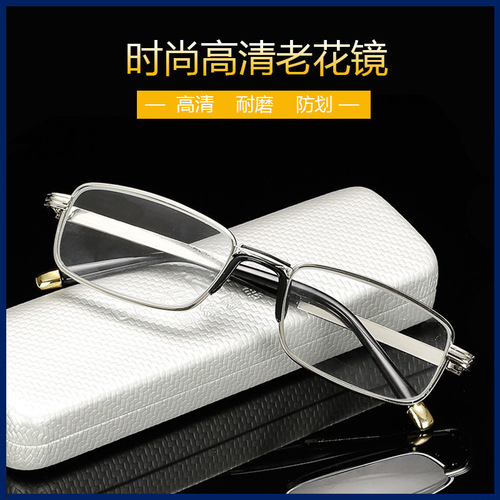 New crystal metal glass reading glasses for men and women, same style reading glasses, crystal reading glasses, simple glasses 808