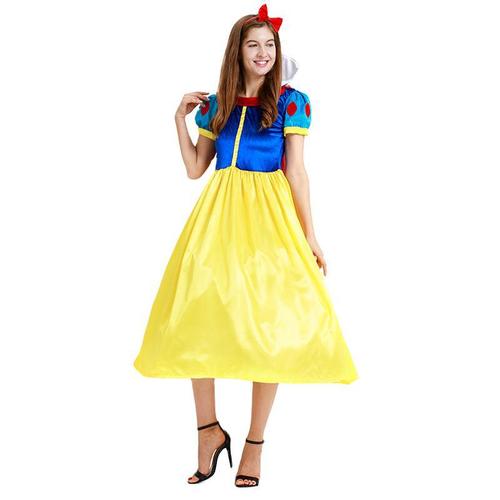 S-4XL size Halloween cosplay costume adult Snow White dress stage costume dropshipping