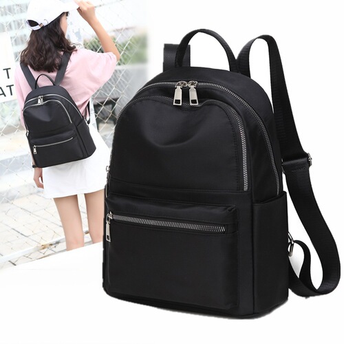 Cross-border  New Oxford Cloth Waterproof Women's Bag Lightweight Casual Student School Bag Nylon Travel Dual Shoulder Backpack