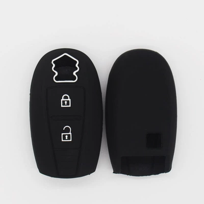 Suitable for Suzuki Swift silicone car key case car key case silicone high quality silicon key case (Static Rod/Key Bag) - black-special-car