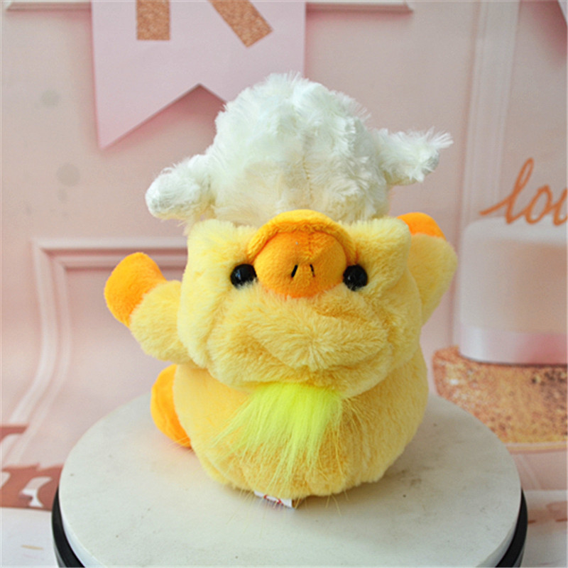 Muñeco de peluche de cordero transformado auténtico, muñeco de oveja pequeño, adorno, muñeco para niña, regalo de cumpleaños, súper suave