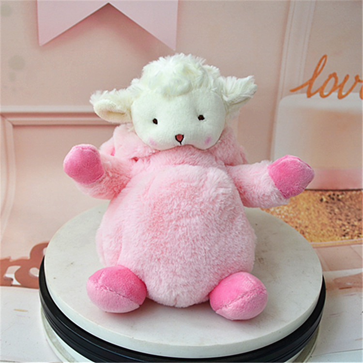 Muñeco de peluche de cordero transformado auténtico, muñeco de oveja pequeño, adorno, muñeco para niña, regalo de cumpleaños, súper suave